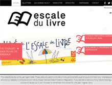 Tablet Screenshot of escaledulivre.com